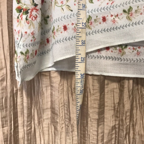 Max Studio woman’s floral print blouse bell sleeves, Small (sum232) - Picture 10 of 13